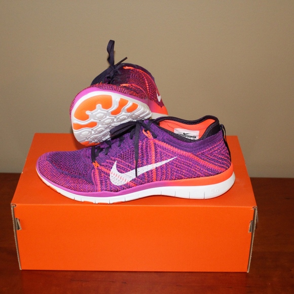 nike purple orange shoes